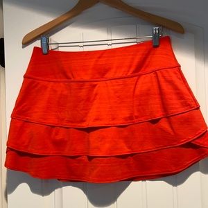 Athleta tiered ruffle skort.